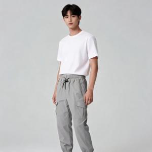 조거팬츠 카고바지 밴딩팬츠 쿨스판 여름 야외활동 캠핑 운동복 작업복 남녀공용