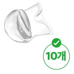 혀커버 수면 코골이 방지 투명 실리콘 마우스피스 10개