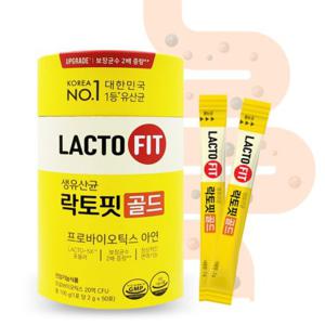 종근당건강 락토핏 생유산균 골드 (2g X 50포) 3개