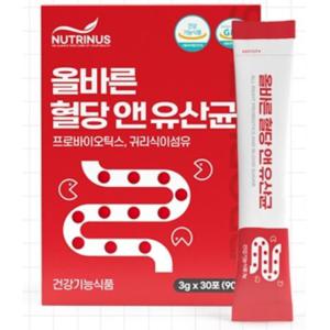 장건강 올바른 혈당 앤 유산균 30포 ks