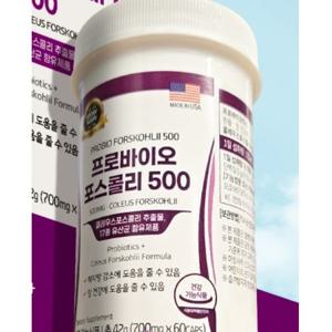 장건강 장케어 프로바이오 포스콜리500 60캡슐 ks
