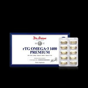 닥터브라이언 장용성 rTG오메가3 1400 프리미엄 180캡슐 (6개월분)