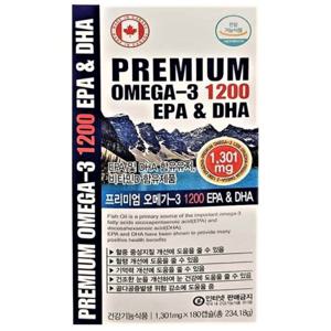 캐나다 프리미엄 오메가3 1200 EPA & DHA 180캡슐 6개월분