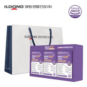 일동생활건강 생유산균 100억 낙산균 포스트바이오틱스 선물세트 (쇼핑백동봉)