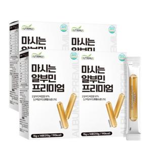 뉴트리너스 마시는 알부민 프리미엄 15g x 14포 x 4박스