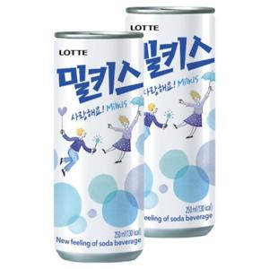 롯데 밀키스 250ml x 60캔 (30캔 2박스)