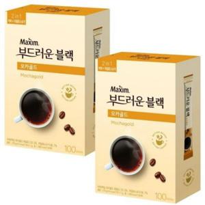 맥심 모카골드 부드러운 블랙 200T(100Tx2개)