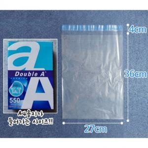 OPP 투명 비닐 A4비닐 봉투 27X36+4cm 100장 포장봉투