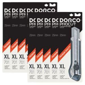 도루코 커터칼 XL701특대형돌림형1갑(10개)공업용