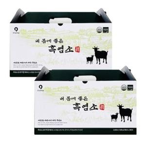 염소액기스 옻가네 내 몸에 좋은 흑염소 진 80ml x 30포 2박스 흙염소진액