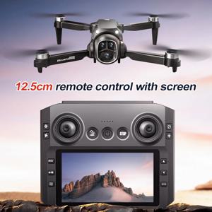 M7 미니 드론 4K 프로페셔널 HD 카메라 대형 화면 2.4G WIFI FPV 드론 브러시리스 광학 흐름 호버 접이식 쿼드콥터