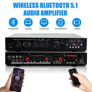 AV-369BT 블루투스 5.1 사운드 스피커 AMP 스테레오 오디오 앰프 리시버 6채널 홈 시어터 오디오 스테레오 시스템 구성품