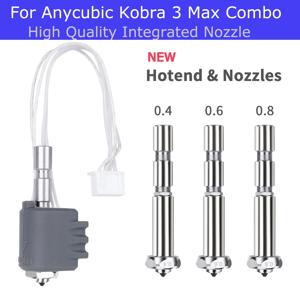 애니큐빅 코브라 3 맥스 핫엔드 0.4 0.6 0.8mm 핫엔드 코브라 3 맥스 콤보 퀵 스왑 통합 강화 스틸 노즐