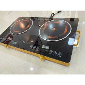 주방 세라믹 스토브 3500W 그릴 전기 2구 세라믹 스토브 적외선 이중 인덕션 쿠커