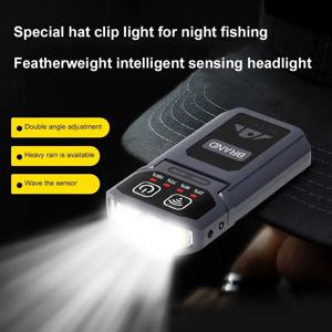 미니 LED 헤드램프 클립온 USB 충전식 캡 모자 라이트 휴대용 헤드 토치 낚시 캠핑 휴대용 조명 헤드라이트