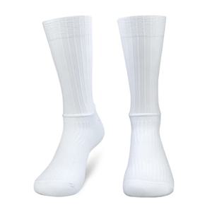 미끄럼 방지 실리콘 여름 에어로 양말 화이트라인 사이클링 양말 남성용 자전거 스포츠 러닝 바이크 양말 칼세티네스 시클리스모