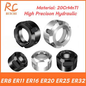 ER 너트 콜릿 너트 ER8 ER11 ER16 ER20 ER25 ER32 A M UM 너트 스프링 콜릿 너트 클램핑 CNC 밀링 조각기