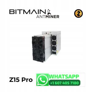 HKD Bitmain Antminer Z15 Pro 840KSol/s Equihash Miner 2560W 암호화폐 채굴 하드웨어 고성능