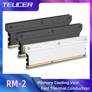데스크탑 PC 메모리 DDR2/DDR3/DDR4/DDR5용 열 전도성 패드가 있는 TEUCER 컴퓨터 RAM 메모리 방열판 쿨러