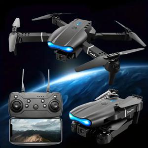 E99Pro HD 프로페셔널 4K 항공 촬영 드론 듀얼 카메라 WIFI FPV 쿼드콥터 장애물 회피 40cm 블루 랜딩 패드 판매