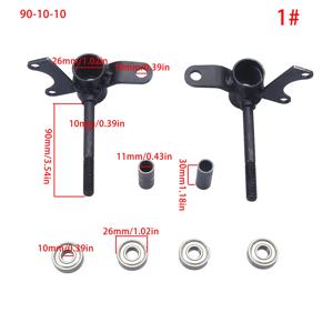 전륜 스티어링 너클 10MM 12MM 샤프트, 4륜 전기 고카트 및 비치 버기 액세서리 교체 부품 호환