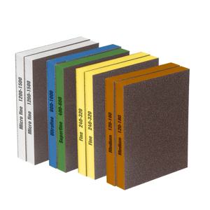 8개입 양면 스폰지 샌딩 패드, 자동차 광택 및 가구용 휴대용, 그릿: 120-180/240-320/500-600/800-1000/1200-1500