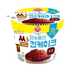 오뚜기 LIGHT&JOY 당을줄인 쌀컵케이크 초코 60g
