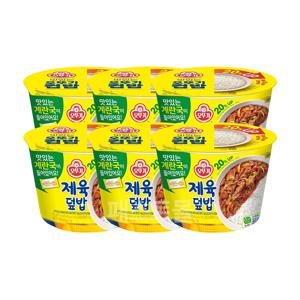 오뚜기컵밥 제육덮밥(즉석국) 315g 6개