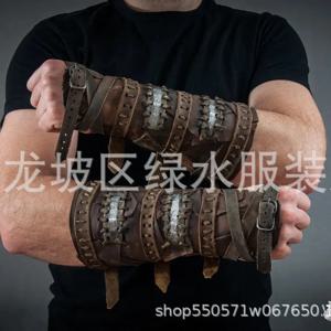 새로운 스팀펑크 레트로 팔 보호대 조절 가능한 권투 글러브 스타일 스트랩과 버클 파티 코스프레 소품