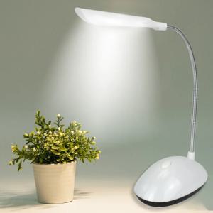 1Pc LED 접이식 테이블 램프 독서 등 AAA 배터리 구동 눈 보호 야간 램프 침실 머리맡 연구 조명 책상 조명