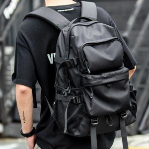 캐주얼 스타일 남성 백팩 대용량 17인치 노트북 여행 백팩 대학 학교 가방 bolso mochilas