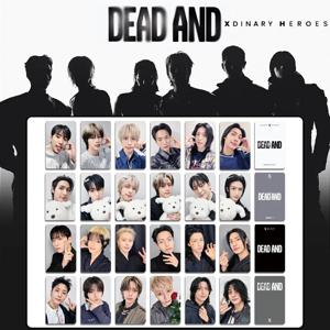 6개/세트 아이돌 엑스디너리 히어로즈 새 미니 8 앨범 데드 앤 로모 카드 엽서 쿤일 정수 가온 오데 준한 조연 팬 선물