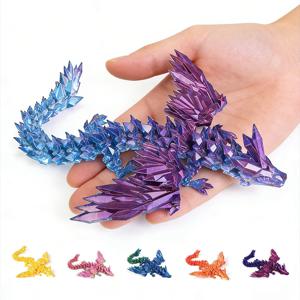 15cm 3D 프린팅 드래곤 움직이는 날개 사무실 데스크탑 장식품 창의적인 홈 데코 완벽한 크리스마스 선물 휴일 선물 장난감