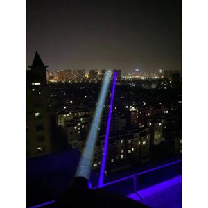 초점 조절 가능한 450nm 455nm -5000 블루 도트 레이저 다이오드 모듈 120x24mm 미니 레이저 시스템