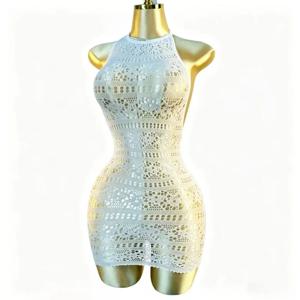 1pc 섹시 커버업 속이 빈 망사 드레스 비키니 없음 여름 휴가 DSH698