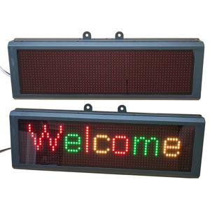 다국어 지원 P7.62 프로그래밍 가능 미니 빌보드 광고 LED 스크린 신형 레드 그린 LED 버스 디스플레이 표시판 데스크탑 IoT 솔루션