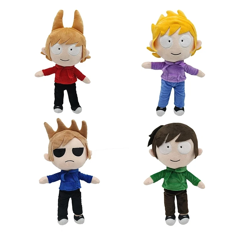 새로운 애니메이션 Eddsworld 플러시 만화 인형 실내 홈 장식 부드러운 인형 장난감 크리스마스 선물 어린이를위한