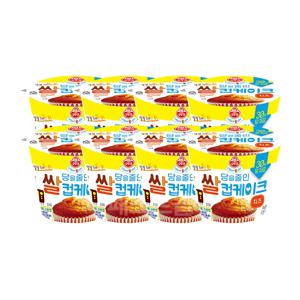 오뚜기 LIGHT&JOY 당을줄인 쌀컵케이크 치즈 60g 8개