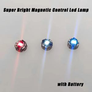 3Pcs 소형 자기 제어 Led 램프 모델 무선 조명 장난감 Diy 모델 만들기 키트 로봇/자동차 배터리 포함