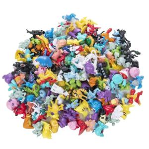 24-144Pcs 포켓몬 애니메이션 Acition Figure 피카추 모델 장식 장식 미니 모델 인형 장난감 크리스마스 생일 선물