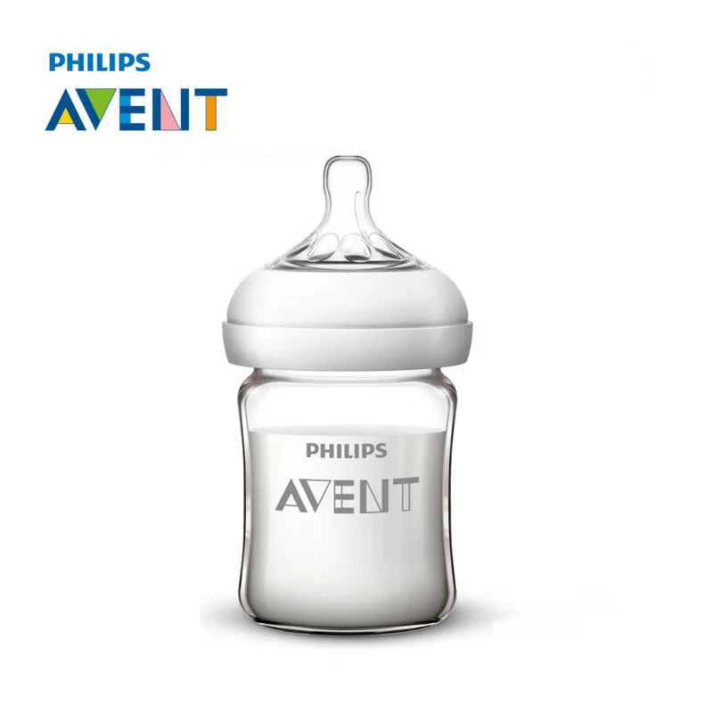 Avent 신생아 젖병 SCF678 125ml/160ml 아기 유리 병 신생아 수유 용품 BPA 무료 와이드 칼리버