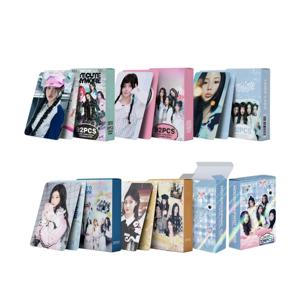 55/92/124PCS/세트 새로운 앨범 걸그룹 고품질 포토카드 스티커 인쇄 사진 포토카드 팬 컬렉션 엽서 선물
