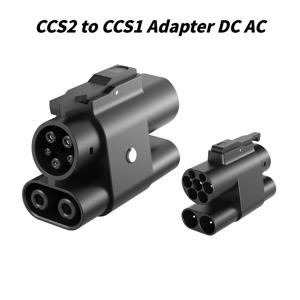 로이아 CCS2-CCS1 DC AC 전기차 충전 어댑터 250A/500A 1000V DC 32A 240V AC (CCS2-CCS1 DC+AC 전기차 충전기용)