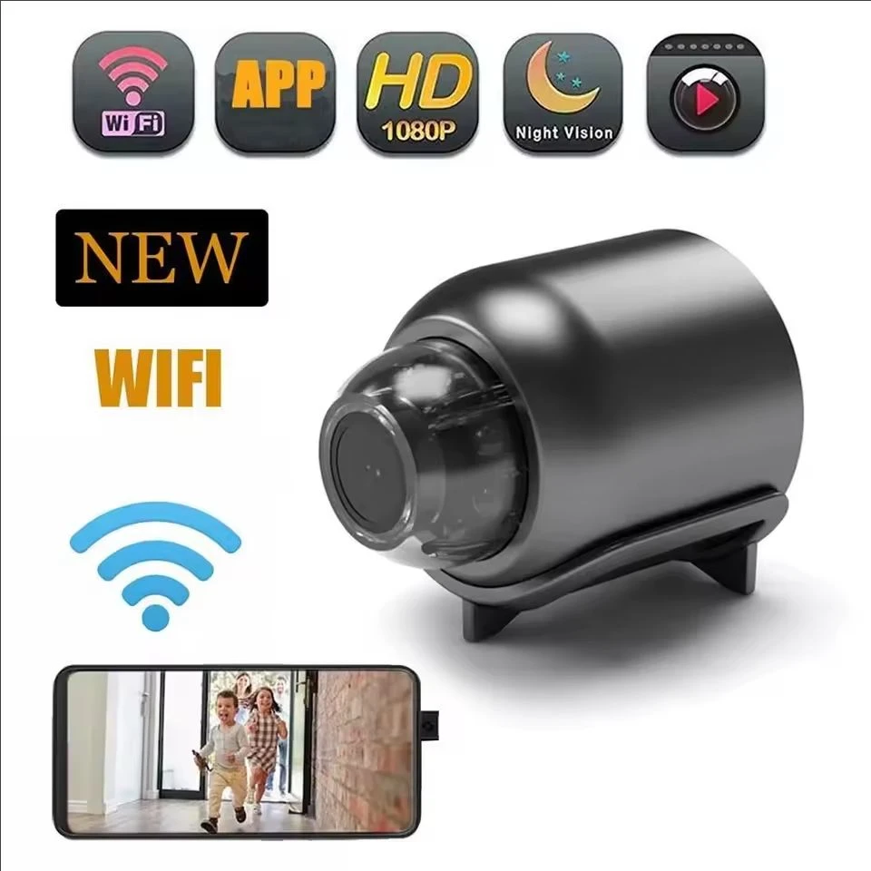 1080P HD 미니 카메라 WiFi 무선 HD 야간 투시 카메라 홈 X5 원격 카메라 어린이 애완동물 안전 모니터링