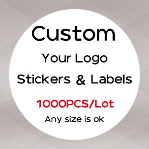 1000 PCS 사용자 정의 스티커 사용자 정의 로고 라벨 스티커 맞춤형 스티커 포장 라벨 나만의 스티커 디자인