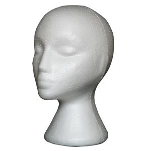 가발 디스플레이에 대 한 흰색 거품 머리 여성 마네킹 모델 머리 스탠드 모자 모자 가발 홀더 스티로폼