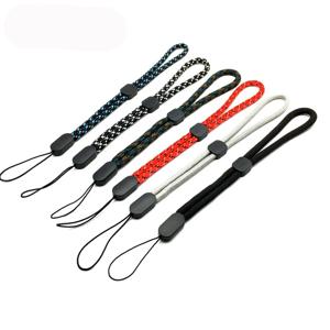 10Pcs 조정 가능한 손목 매는 밧줄 휴대 전화 스트랩 나일론 라운드 로프 스트랩 카메라 키 체인 USB 플래시 드라이브 자동차 키 매는 밧줄