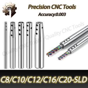 1PC 지진 방지 측면 고정 연장봉 직선형 샹크 관통형 연장봉 CNC 밀링툴 SLD3/D4/D5/D6/D8/D10/D12/D16