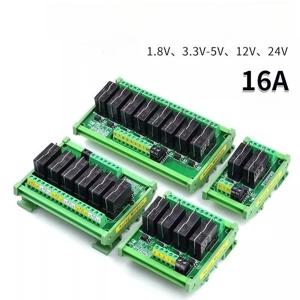 PLC IO 출력 신호 증폭 보드 광커플러 절연 릴레이 모듈 GPIO 마이크로컨트롤러용 DC 3.3V 5V BMZ-K1-E