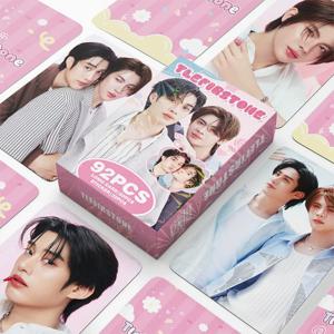 92PCS TLE FIRSTONE 태국 연예인 LOMO 포토카드(미니 스티커 포함) - HD 인쇄된 스타 포토 카드 팬 컬렉션 선물